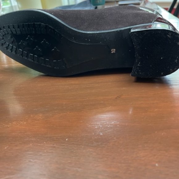 Gorgeous Aquatalia fashion boots-suede and patent leather- size 10 - Picture 7 of 11